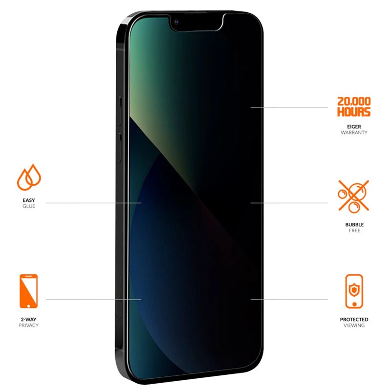 Eiger - IPhone 13 PRO MAX/iPhone 14 Plus Protection écran MOUNTAIN GLASS PRIVACY 4 Eiger - IPhone 13 PRO MAX/iPhone 14 Plus Protection écran MOUNTAIN GLASS PRIVACY – Image 2