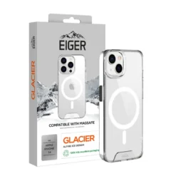 Eiger - IPhone 14 Coque Rigide GLACIER MagSafe Clair