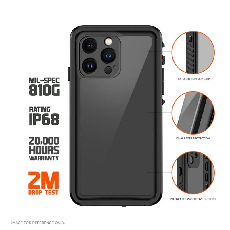 Eiger - IPhone 14 PRO Coque Rigide AVALANCHE Noir 4 Eiger - IPhone 14 PRO Coque Rigide AVALANCHE Noir – Image 2