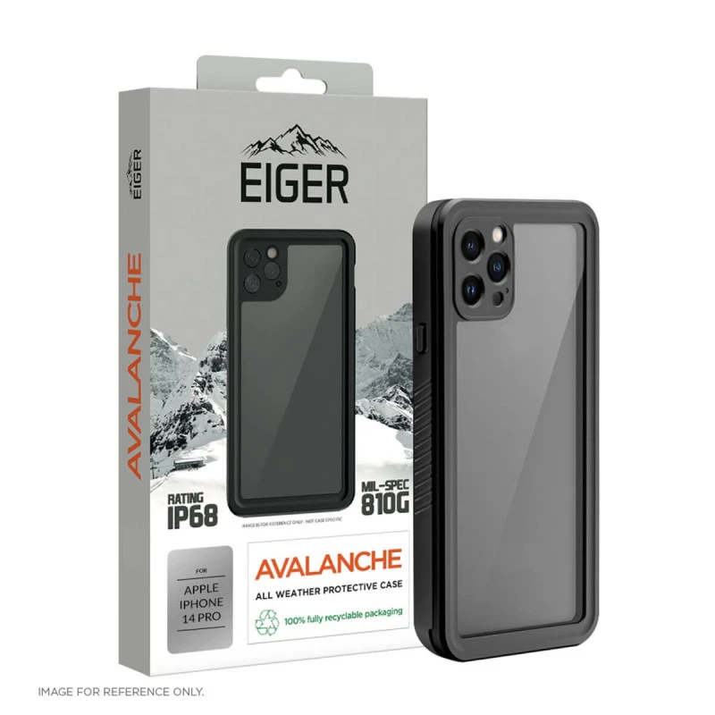 Eiger - IPhone 14 PRO Coque Rigide AVALANCHE Noir 3 Eiger - IPhone 14 PRO Coque Rigide AVALANCHE Noir