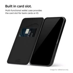 Eiger - IPhone 14 PRO Etui Folio NORTH Noir -Mobilemania Magasin eiger iphone 14 pro etui folio north noir 2