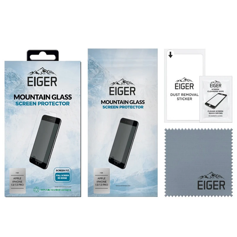 Eiger - IPhone 14/13 / IPhone 13 PRO Protection écran MOUNTAIN GLASS 6 Eiger - IPhone 14/13 / IPhone 13 PRO Protection écran MOUNTAIN GLASS – Image 4