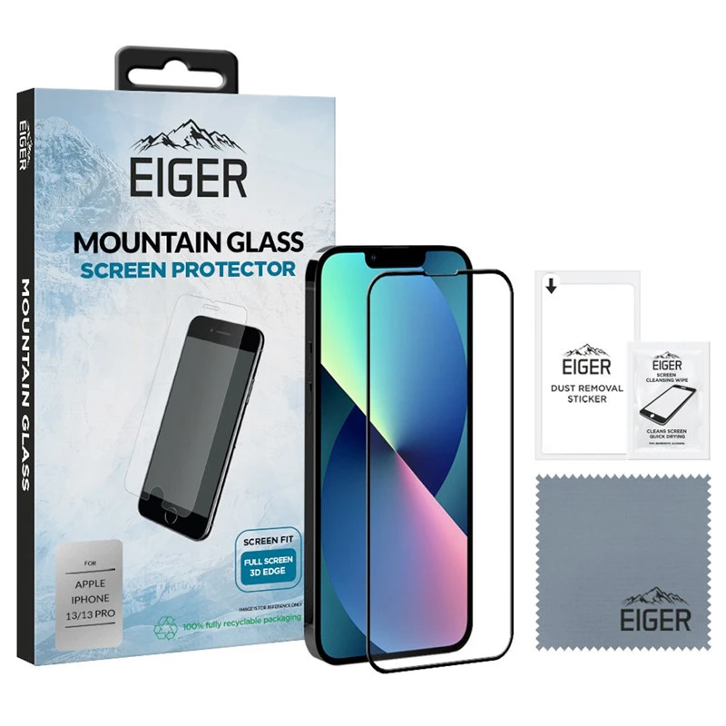 Eiger - IPhone 14/13 / IPhone 13 PRO Protection écran MOUNTAIN GLASS 7 Eiger - IPhone 14/13 / IPhone 13 PRO Protection écran MOUNTAIN GLASS – Image 5