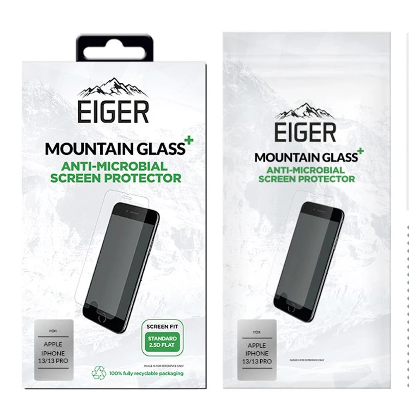 Eiger - IPhone 14/13 / IPhone 13 PRO Protection écran MOUNTAIN GLASS PLUS 6 Eiger - IPhone 14/13 / IPhone 13 PRO Protection écran MOUNTAIN GLASS PLUS – Image 4