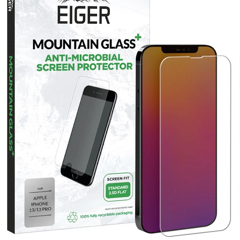 Eiger - IPhone 14/13 / IPhone 13 PRO Protection écran MOUNTAIN GLASS PLUS 3 Eiger - IPhone 14/13 / IPhone 13 PRO Protection écran MOUNTAIN GLASS PLUS