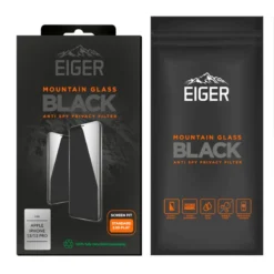 Eiger - IPhone 14/13 / IPhone 13 PRO Protection écran MOUNTAIN GLASS PRIVACY -Mobilemania Magasin eiger iphone 1413 iphone 13 pro protection ecran mountain glass privacy 3