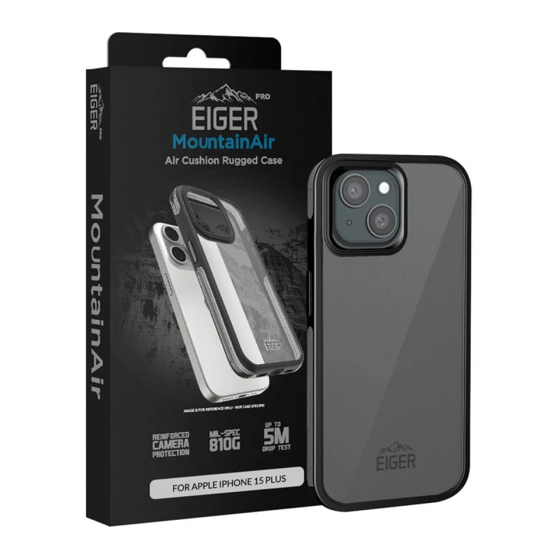 Eiger - IPhone 15 Plus Coque Rigide MountainAir Noir 3 Eiger - IPhone 15 Plus Coque Rigide MountainAir Noir