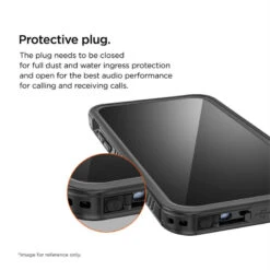 Eiger - IPhone 15 PRO Coque Rigide AVALANCHE Noir -Mobilemania Magasin eiger iphone 15 pro coque rigide avalanche noir 4