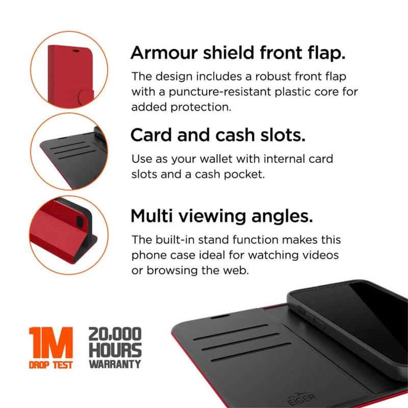 Eiger - IPhone 15 PRO Etui Folio NORTH 4 Eiger - IPhone 15 PRO Etui Folio NORTH – Image 2