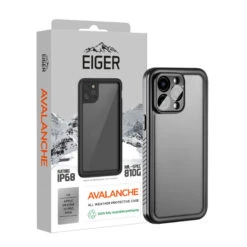 Eiger - IPhone 15 PRO MAX Coque Rigide AVALANCHE Noir