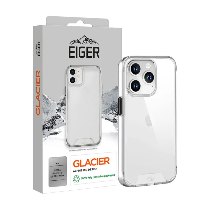 Eiger - IPhone 15 PRO MAX Coque Rigide GLACIER Clair 3 Eiger - IPhone 15 PRO MAX Coque Rigide GLACIER Clair