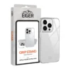 Eiger - IPhone 15 PRO MAX Coque Rigide Grip Stand Case Clair -Mobilemania Magasin eiger iphone 15 pro max coque rigide grip stand case clair