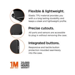 Eiger - IPhone 15 PRO MAX Coque Souple GRIP Case -Mobilemania Magasin eiger iphone 15 pro max coque souple grip case 2