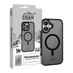 Eiger - IPhone 16 Plus Coque Rigide MountainAir MagSafe Noir