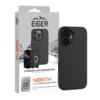 Eiger - IPhone 16 Plus Coque Rigide NORTH Case MagSafe Noir -Mobilemania Magasin eiger iphone 16 plus coque rigide north case magsafe noir