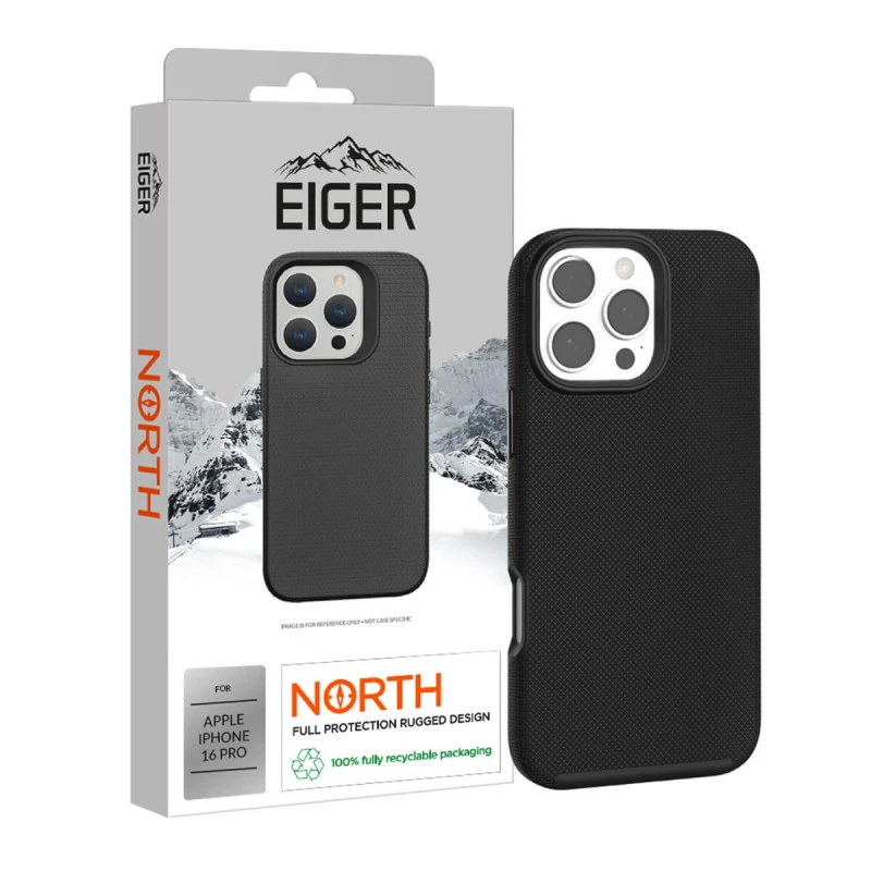 Eiger - IPhone 16 PRO Coque Rigide NORTH Case Noir 3 Eiger - IPhone 16 PRO Coque Rigide NORTH Case Noir