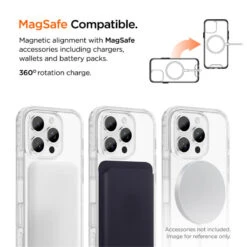 Eiger - IPhone 16 PRO Coque Souple ICE GRIP MagSafe Case Clair 8 Eiger - IPhone 16 PRO Coque Souple ICE GRIP MagSafe Case Clair -Mobilemania Magasin eiger iphone 16 pro coque souple ice grip magsafe case clair 2