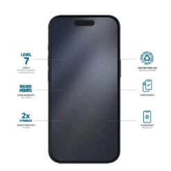 Eiger - IPhone 16 PRO MAX Protection écran MOUNTAIN GLASS CLEAR -Mobilemania Magasin eiger iphone 16 pro max protection ecran mountain glass clear 2