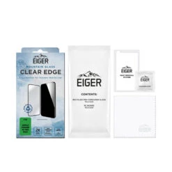 Eiger - IPhone 16 PRO MAX Protection écran MOUNTAIN GLASS CLEAR EDGE -Mobilemania Magasin eiger iphone 16 pro max protection ecran mountain glass clear edge 3