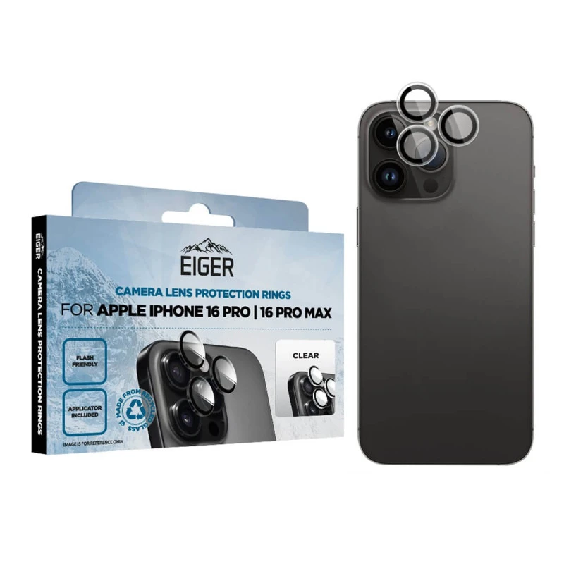 Eiger - IPhone 16 PRO/16 PRO MAX Protection Camera Mountain Glass Lens Rings 3 Eiger - IPhone 16 PRO/16 PRO MAX Protection Camera Mountain Glass Lens Rings