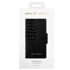 IDeal Of Sweden - Galaxy S20 / Galaxy S20 5G Etui 2in1 Neo Black Croco -Mobilemania Magasin etui coque 2 en 1 ideal of sweden neo black croco atelier wallet samsung galaxy s20s20 5g 4