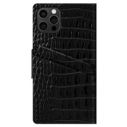 IDeal Of Sweden - IPhone 12 PRO MAX Etui 2in1 Neo Black Croco -Mobilemania Magasin etui coque 2 en 1 ideal of sweden neo black croco atelier wallet series apple iphone 12 pro max 2