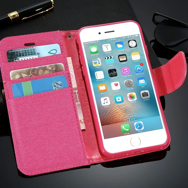 Etui Folio CLOTH SKIN Apple IPhone 6/6S 4 Etui Folio CLOTH SKIN Apple IPhone 6/6S – Image 2