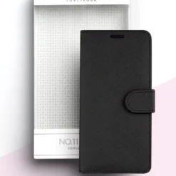 Etui Folio FORTYFOUR No.11 Samsung Galaxy Note 10 Plus Noir -Mobilemania Magasin etui folio fortyfour no11 samsung galaxy note 10 plus 2