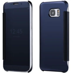 Etui Folio Mirror Clear View Samsung Galaxy S6 -Mobilemania Magasin etui folio mirror clear view samsung galaxy s6 1
