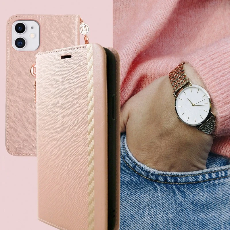 Etui Folio Uunique Saffiano Flower Apple IPhone 11 3 Etui Folio Uunique Saffiano Flower Apple IPhone 11