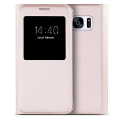 Etui Folio View Lychee Skin Samsung Galaxy S7