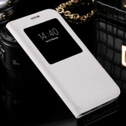 Etui Folio View Lychee Skin Samsung Galaxy S7 Edge