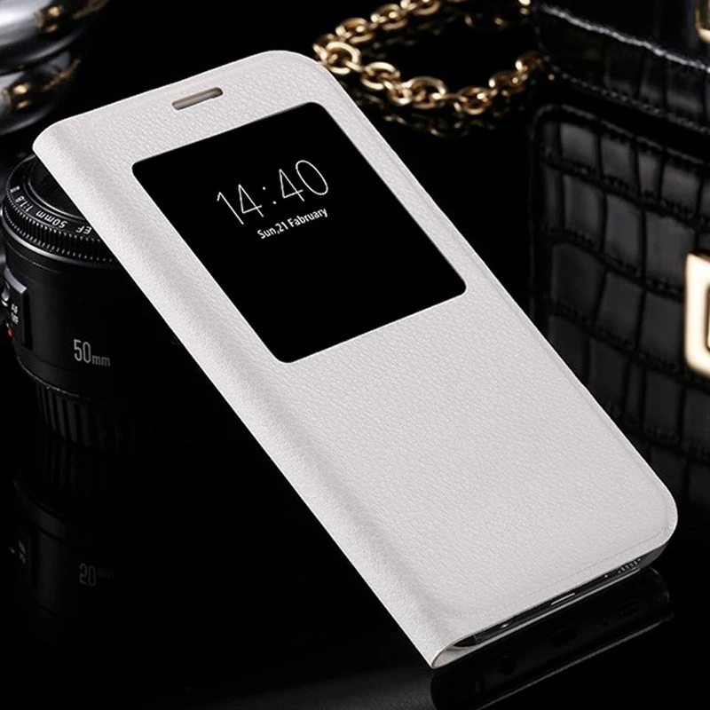 Etui Folio View Lychee Skin Samsung Galaxy S7 Edge 3 Etui Folio View Lychee Skin Samsung Galaxy S7 Edge