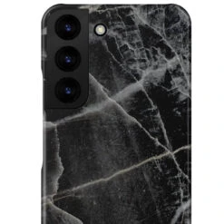IDeal Of Sweden - Galaxy S22 5G Coque Black Thunder Marble -Mobilemania Magasin ideal of sweden galaxy s22 5g coque black thunder marble 1