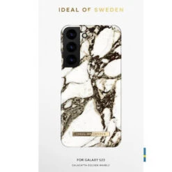 IDeal Of Sweden - Galaxy S22 5G Coque Calacatta Golden Marble -Mobilemania Magasin ideal of sweden galaxy s22 5g coque calacatta golden marble 5