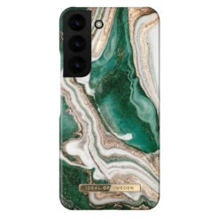 IDeal Of Sweden - Galaxy S22 5G Coque Golden Jade Marble