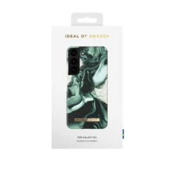 IDeal Of Sweden - Galaxy S22 5G Coque Golden Olive Marble -Mobilemania Magasin ideal of sweden galaxy s22 5g coque golden olive marble 2