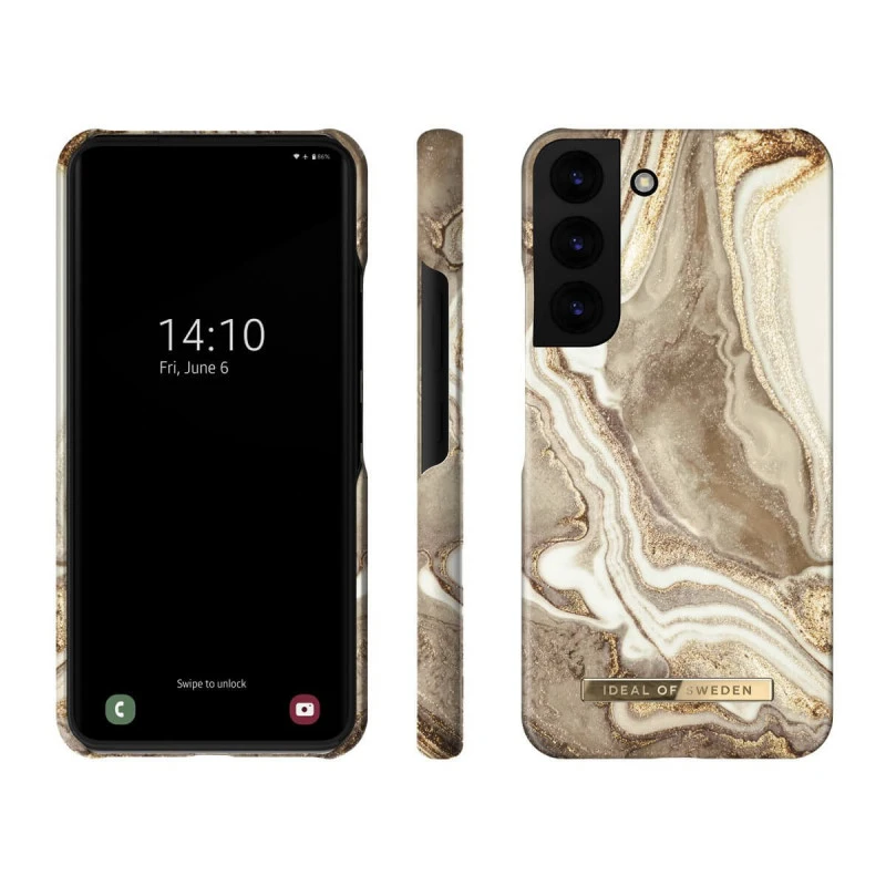 IDeal Of Sweden - Galaxy S22 5G Coque Golden Sand Marble 4 IDeal Of Sweden - Galaxy S22 5G Coque Golden Sand Marble – Image 2