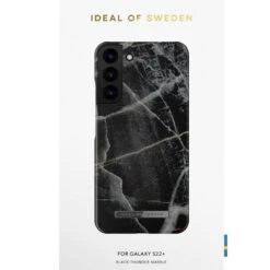 IDeal Of Sweden - Galaxy S22 Plus 5G Coque Black Thunder Marble -Mobilemania Magasin ideal of sweden galaxy s22 plus 5g coque black thunder marble 5