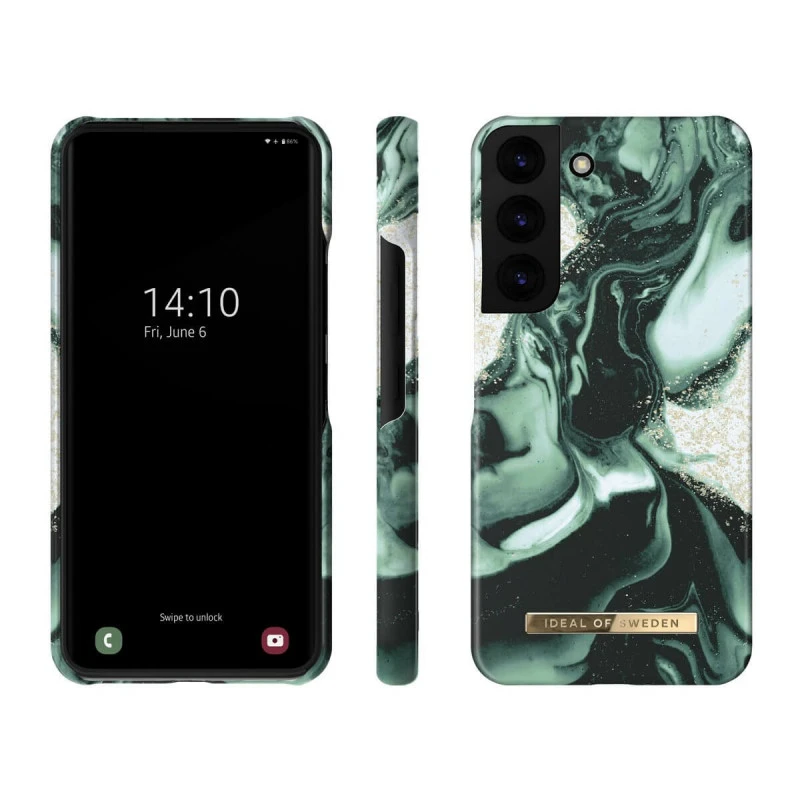 IDeal Of Sweden - Galaxy S22 Plus 5G Coque Golden Olive Marble 4 IDeal Of Sweden - Galaxy S22 Plus 5G Coque Golden Olive Marble – Image 2
