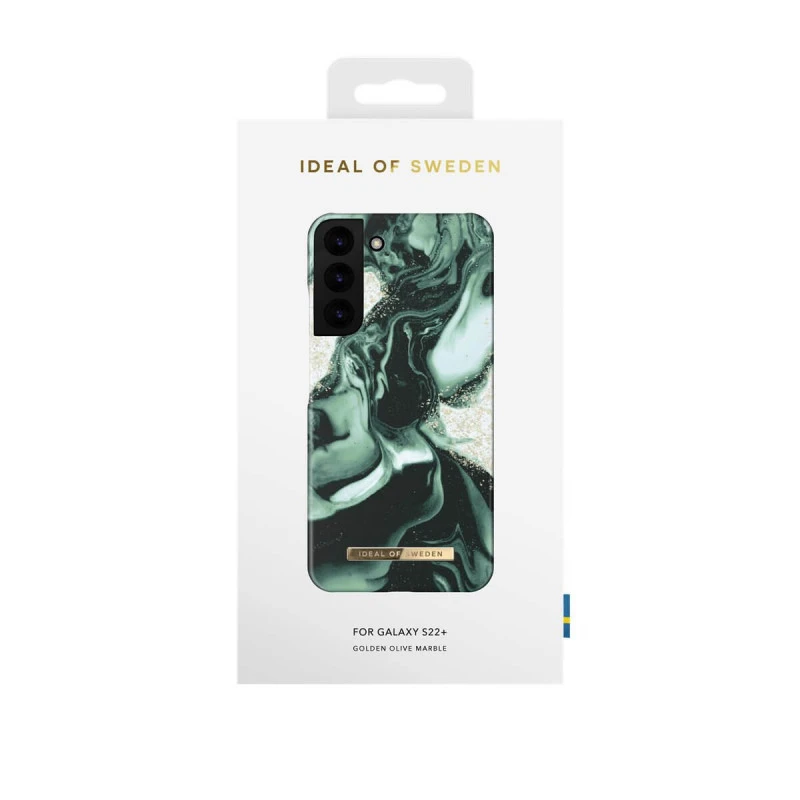 IDeal Of Sweden - Galaxy S22 Plus 5G Coque Golden Olive Marble 5 IDeal Of Sweden - Galaxy S22 Plus 5G Coque Golden Olive Marble – Image 3
