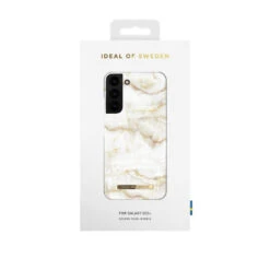 IDeal Of Sweden - Galaxy S22 Plus 5G Coque Golden Pearl Marble -Mobilemania Magasin ideal of sweden galaxy s22 plus 5g coque golden pearl marble 2