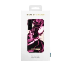 IDeal Of Sweden - Galaxy S22 Plus 5G Coque Golden Ruby Marble -Mobilemania Magasin ideal of sweden galaxy s22 plus 5g coque golden ruby marble 2