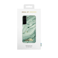 IDeal Of Sweden - Galaxy S22 Plus 5G Coque Mint Swirl Marble -Mobilemania Magasin ideal of sweden galaxy s22 plus 5g coque mint swirl marble 2