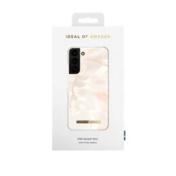 IDeal Of Sweden - Galaxy S22 Plus 5G Coque Rose Pearl Marble -Mobilemania Magasin ideal of sweden galaxy s22 plus 5g coque rose pearl marble 2
