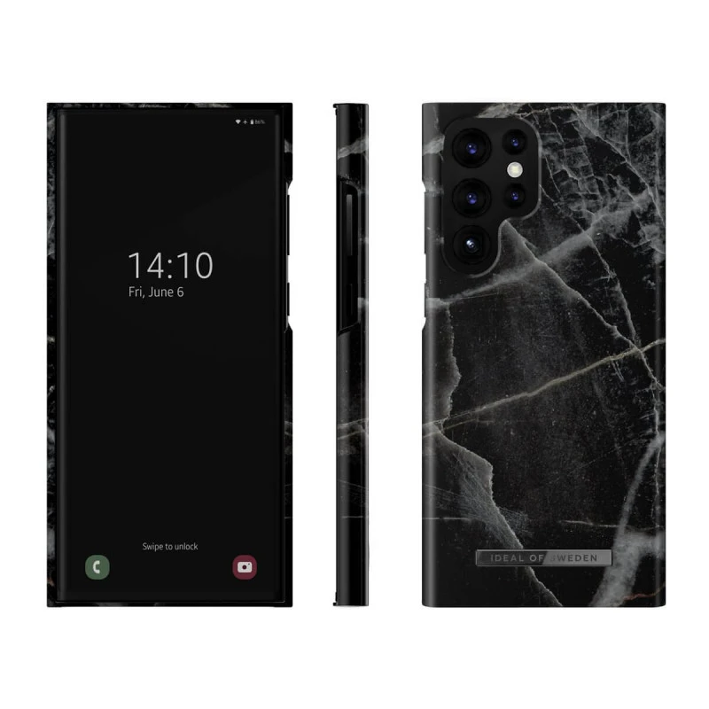 IDeal Of Sweden - Galaxy S22 Ultra 5G Coque Black Thunder Marble 4 IDeal Of Sweden - Galaxy S22 Ultra 5G Coque Black Thunder Marble – Image 2