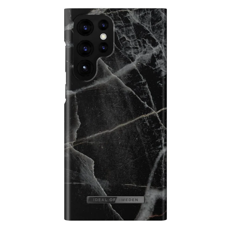 IDeal Of Sweden - Galaxy S22 Ultra 5G Coque Black Thunder Marble 3 IDeal Of Sweden - Galaxy S22 Ultra 5G Coque Black Thunder Marble