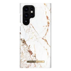 IDeal Of Sweden - Galaxy S22 Ultra 5G Coque Carrara Gold