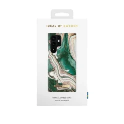 IDeal Of Sweden - Galaxy S22 Ultra 5G Coque Golden Jade Marble -Mobilemania Magasin ideal of sweden galaxy s22 ultra 5g coque golden jade marble 2
