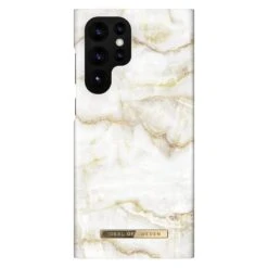 IDeal Of Sweden - Galaxy S22 Ultra 5G Coque Golden Pearl Marble